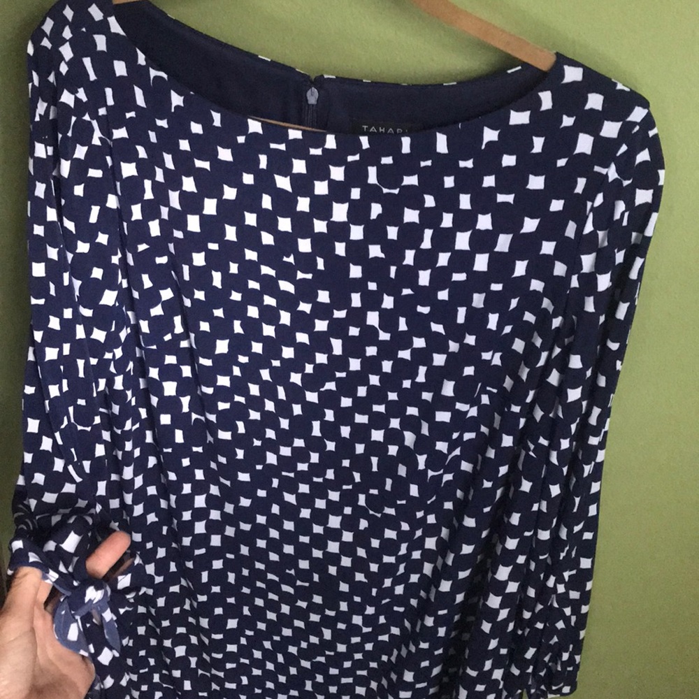 THARI navy dress